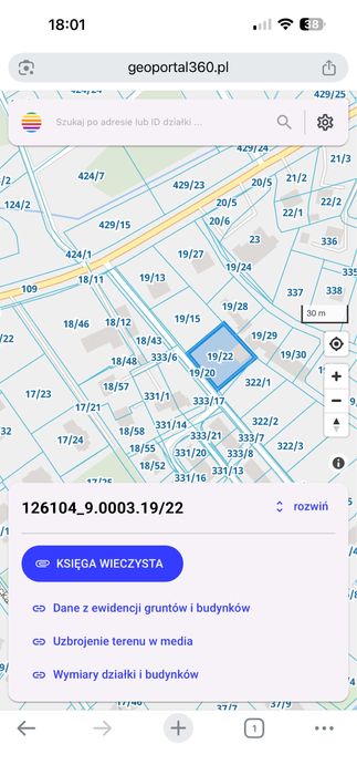 Sprzedam działkę w  kostrzu Krakow