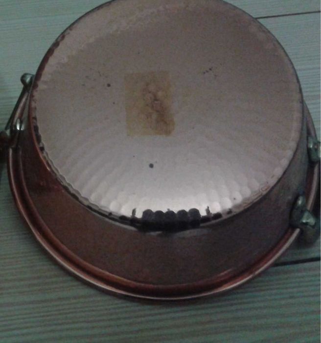 Magnífico Tacho em cobre vintage - 21 cm