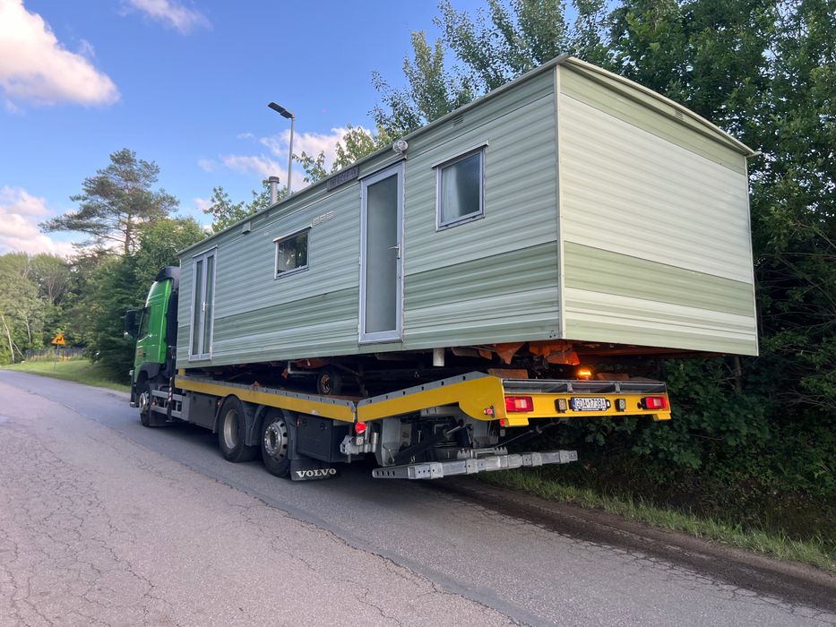 Usługi HDS transport Łodzi, domki, kontenery.