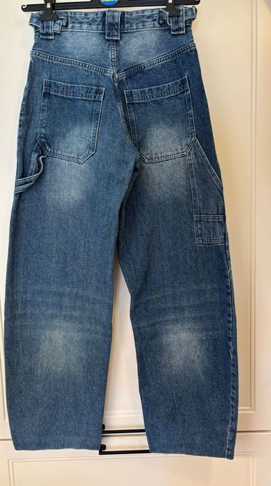 Jeansy baggy balloon carpenter viral spodnie Bershka XXS 32