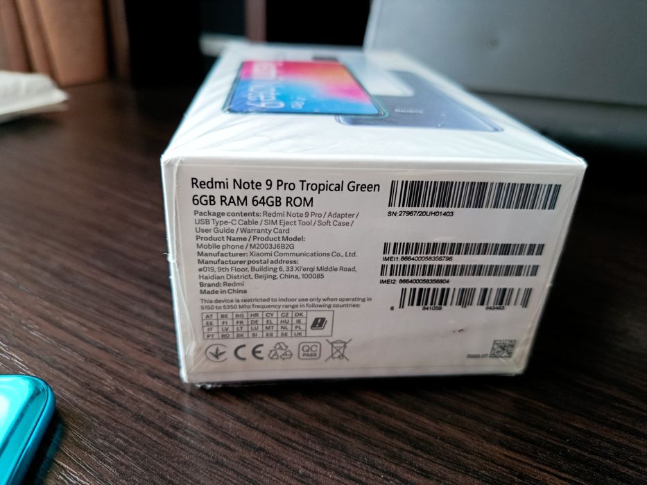 Redmi note 9 pro 6/64