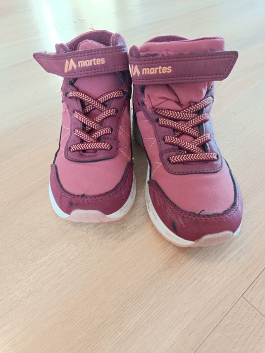 Buty za kostkę na rzepy