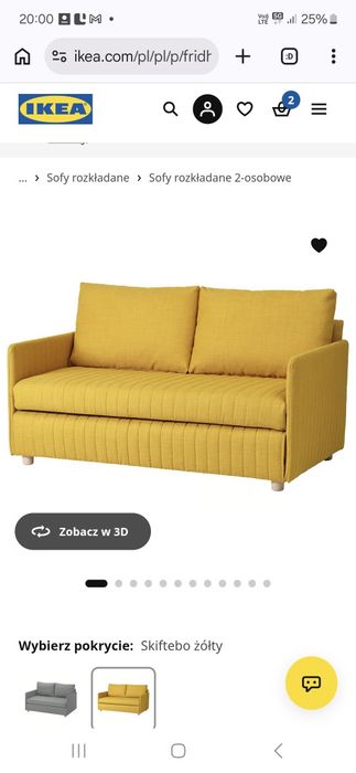 Kanapa Ikea Fridhult