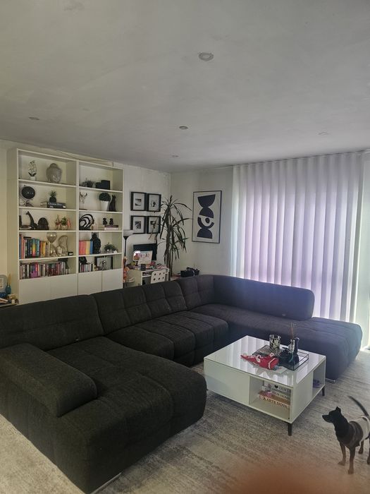 Sofá de canto com chaise (ver descrição)