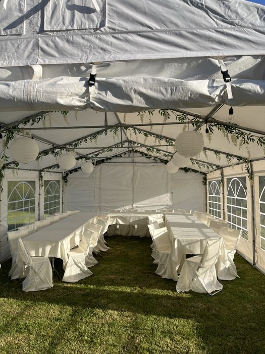 Namiot 5x8m plenerowy ogrodowy imprezowy WYNAJEM