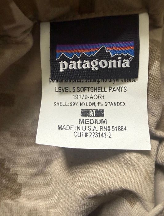 Нові військові штани Patagonia AOR1 PCU Level 5 Military Pants Medium Regular Soft Shell