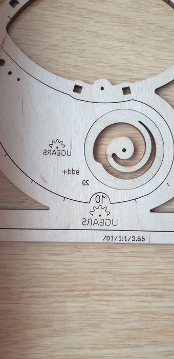 UGEARS 3D. Деревянный Механический 3D пазл, конструктор «Таймер»