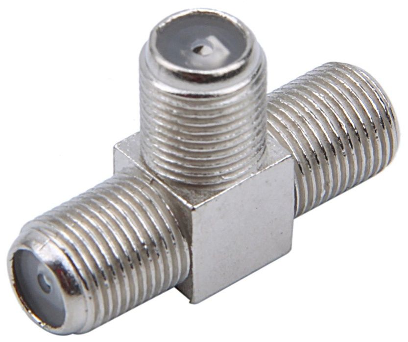 Triplex Coaxial Splitter RF Connector (NEW and PACKAGED)64286197340929121