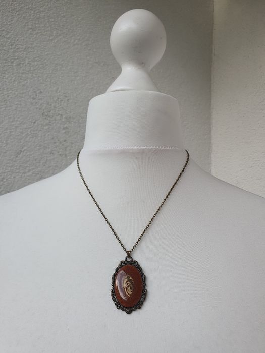 Naszyjnik artystyczny handmade + pudełeczko arthoe avant garde