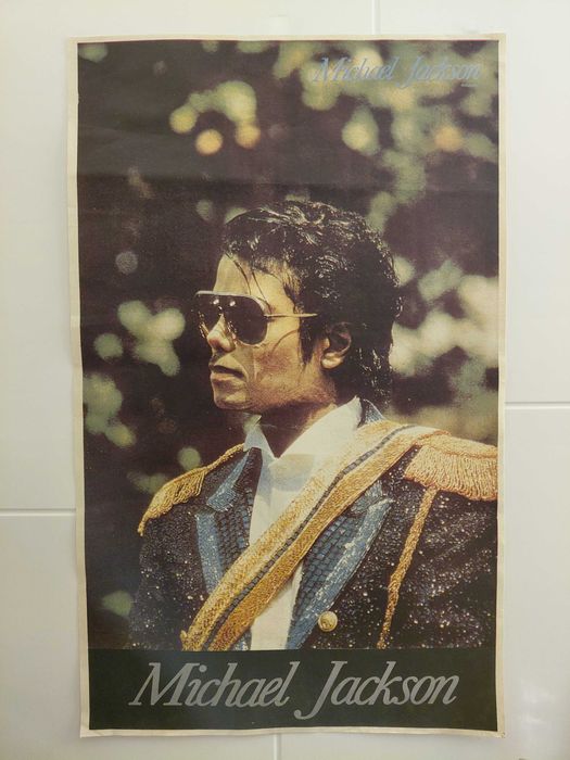 Michael Jackson plakat z lat 80