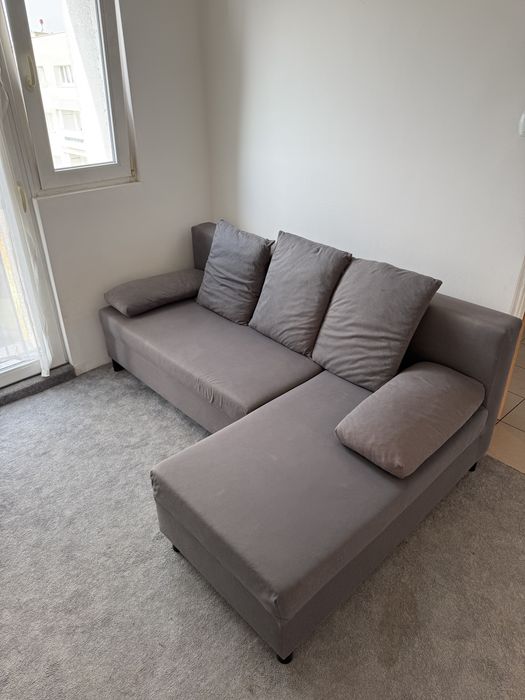 Kanapa Ikea ANGSTA Sofa rozkładana z leżanką, rogówka, narożnik