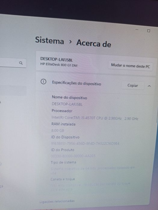 Torre ultra small HP i5 a