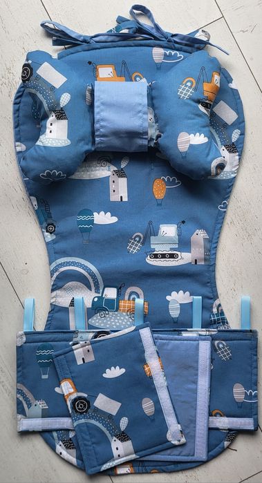 Wkładka do spacerówki. Komplet bawełniany.