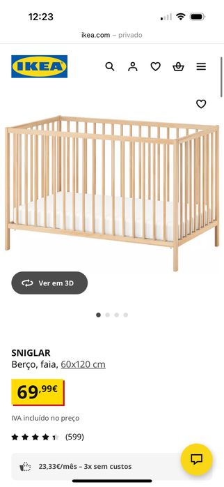 Cama de grades sniglar