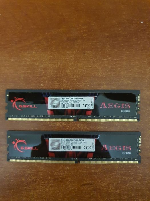 Продам память комплект G.skill DDR4 2x8 Гб 3000 МГц