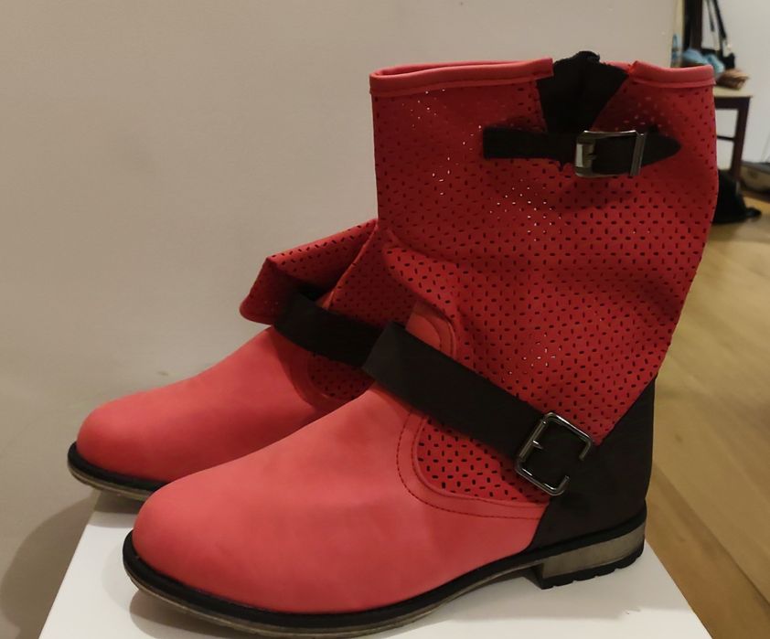 Nowe damskie buty botki ażurowe roz 40
