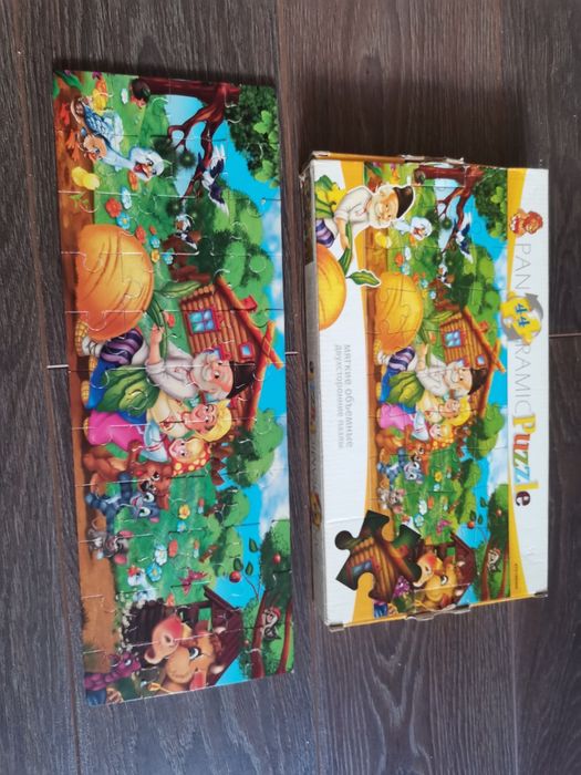 Пазли дитячі, м'ягкі. Двосторонні.