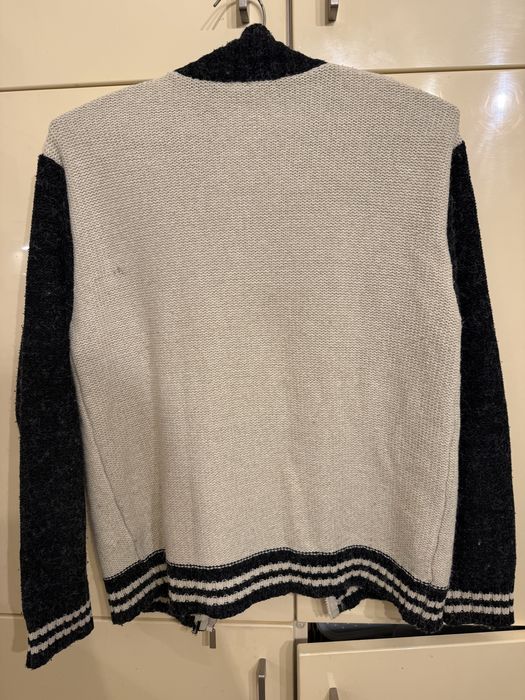 Ciepły męski sweter rozpinany, używany, rozmiar L/XL