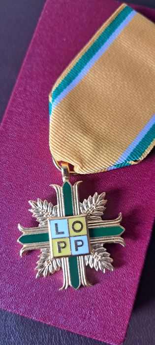 Medal za ZASŁUGI dla LOPP- stopień  zloty - II RP