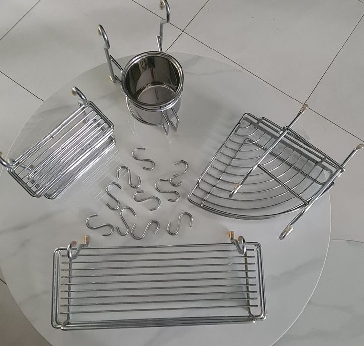 Аксесуари-полички для релінгів (кухня, комора)