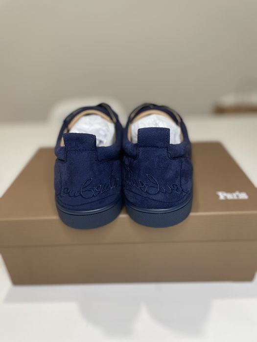 Tênis Christian Louboutin Louis Junior Azuis