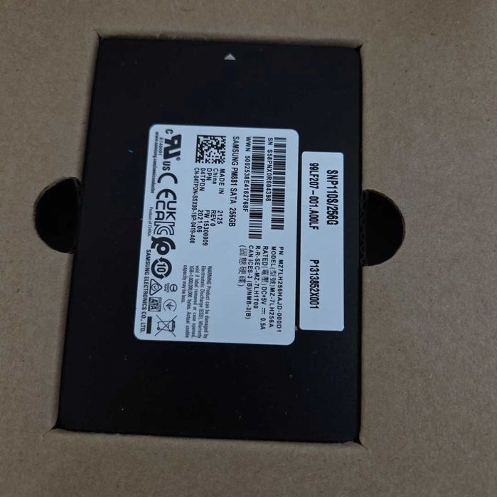 SATA SSD 2.5" 256GB 2.5" - Samsung, Sandisk, Micron привезені із США
