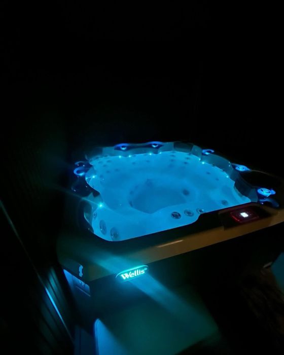 Sauna Balia ogrodowa domowe spa Jacuzzi domek całoroczny inwestycja