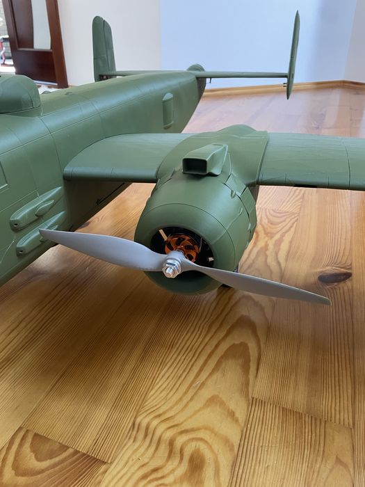 b25 bombowiec samolot rc druk3d