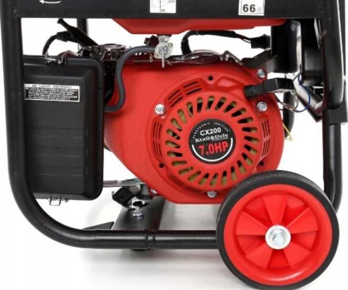 Генератор бензиновий 3 кВт однофазний Kraft&Dele KD138 100% МІДЬ