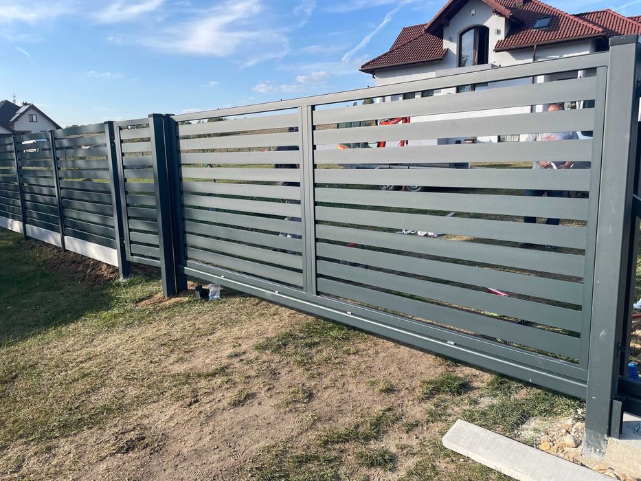 Przęsło aluminiowe ogrodzenia nowe kolory wysyłka