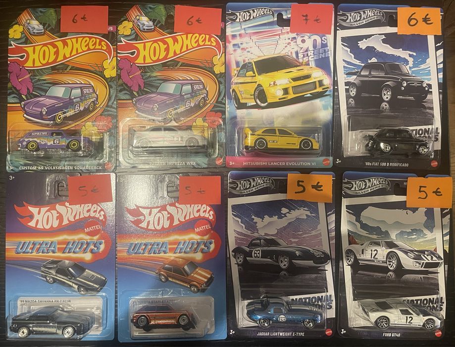 Hot Wheels Porsche  Nissan Honda VW