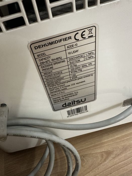Desumidificador DAITSU