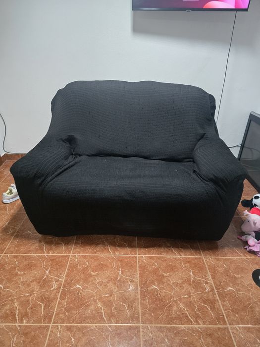 Sofa de 2 lugares com capa