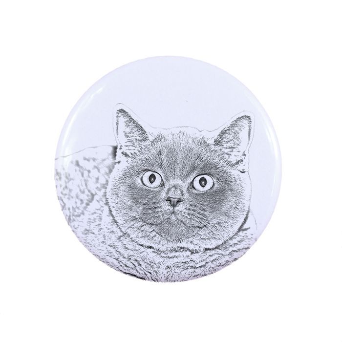 Brytyjski krótkowłosy przypinka z kotem mała Art-Dog