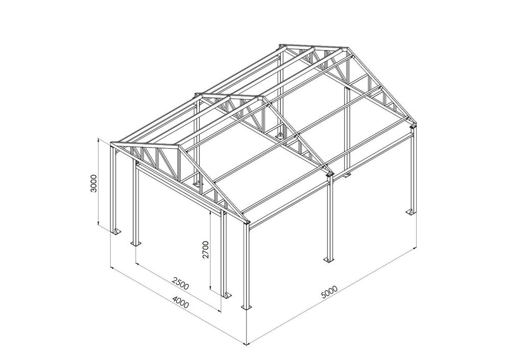 Konstrukcja stalowa magazyn hala wiata garaż warsztat