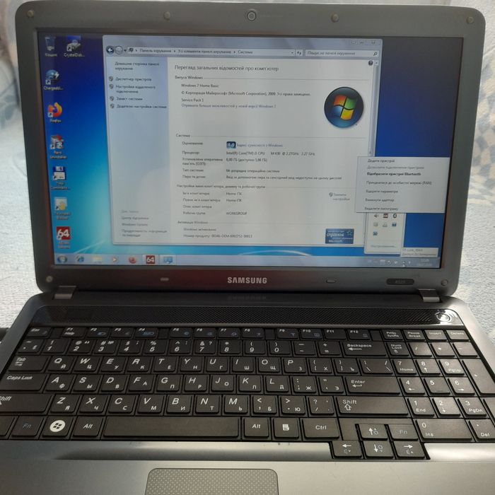 Ноутбук Samsung R523 (R580) I5 ,  ram  6gb