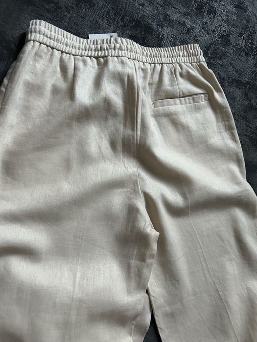 Штани з льону  Zara  2025