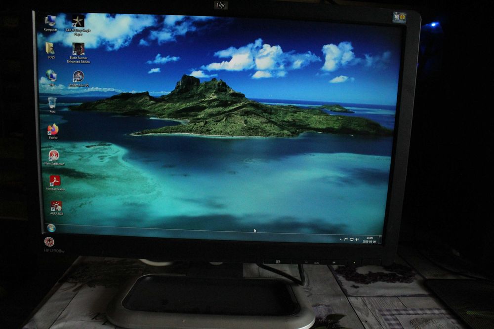 Monitor HP L1908w Używany + kabel zasilający