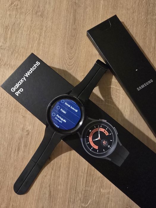 Galaxy Watch5 Pro LTE – zegarek z eSIM, GPS, szafirowe szkło