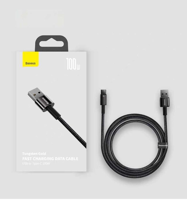 якісний type c кабель baseus для зарядки тайп с