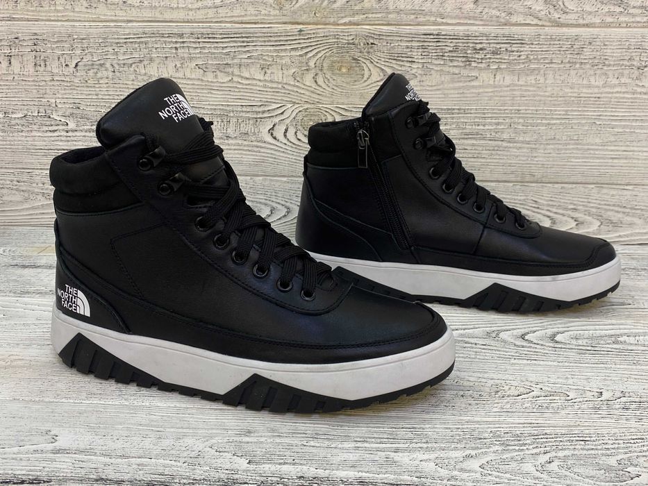 Зимові чоботи THE NORTH FACE Шкіра! високі шкіряні кеди кросівки берці