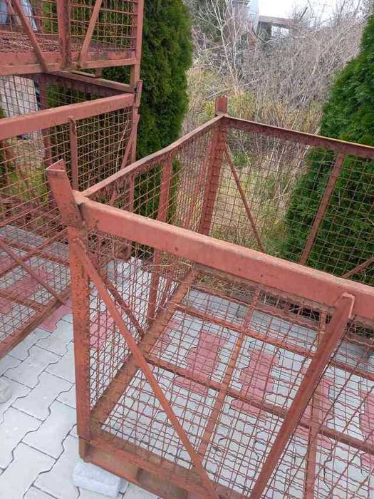 Kosz stalowy paletowy siatkowy - 5 szt