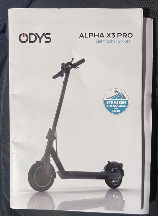 Продам электросамокат ODYS ALPHA x3 PRO