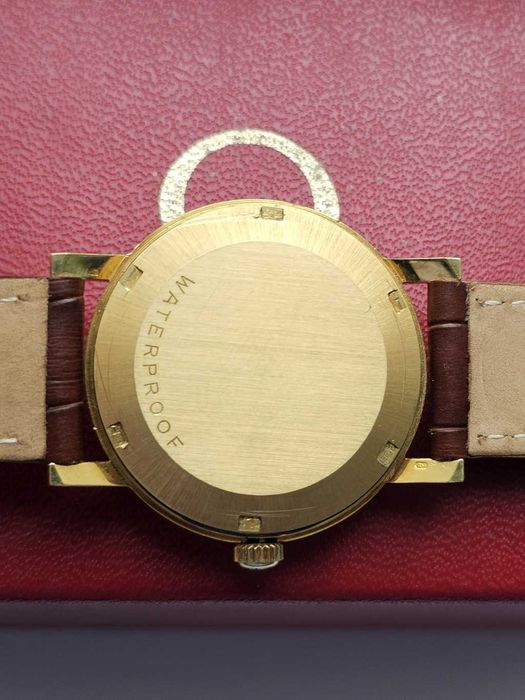 Złota Omega Geneve Automatic lite złoto 18K idealny oryginalny stan