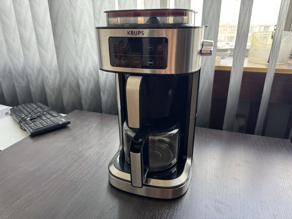 Крапельна кавоварка Krups KM760D Premium Silver – 1.25 л (1000 Вт)