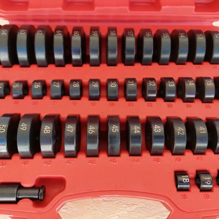 Conjunto Discos Extração Rolamentos p/ Prensa Hidráulica - 52pcs