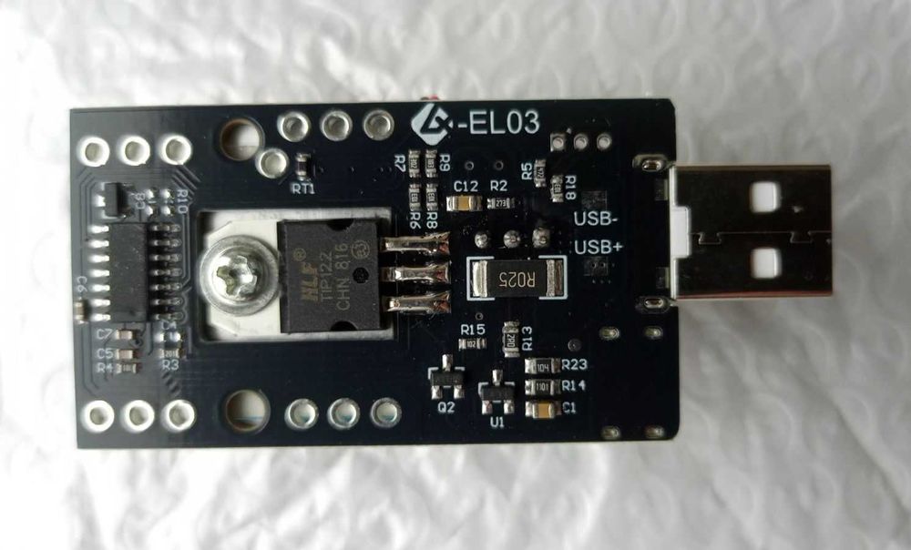 USB регулируемая нагрузка CJSD-DC напряжение 3.7-20 V ток 3 A мощн 25W