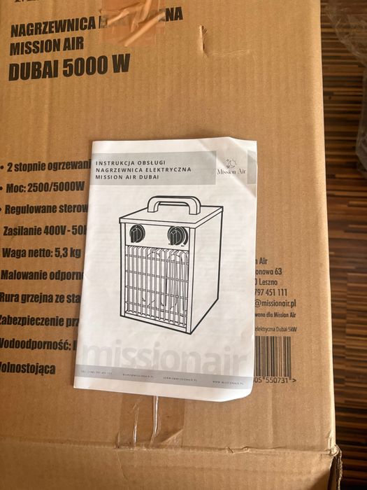 Mission Air 5000W budowlany