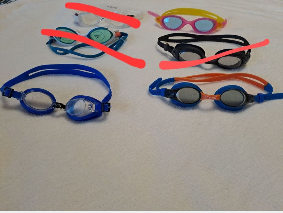 Нові окуляри для плавання Intex, Slazenger, Zoggs, Swimsure