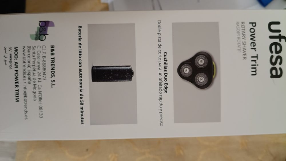 Máquina de barbear Ufesa